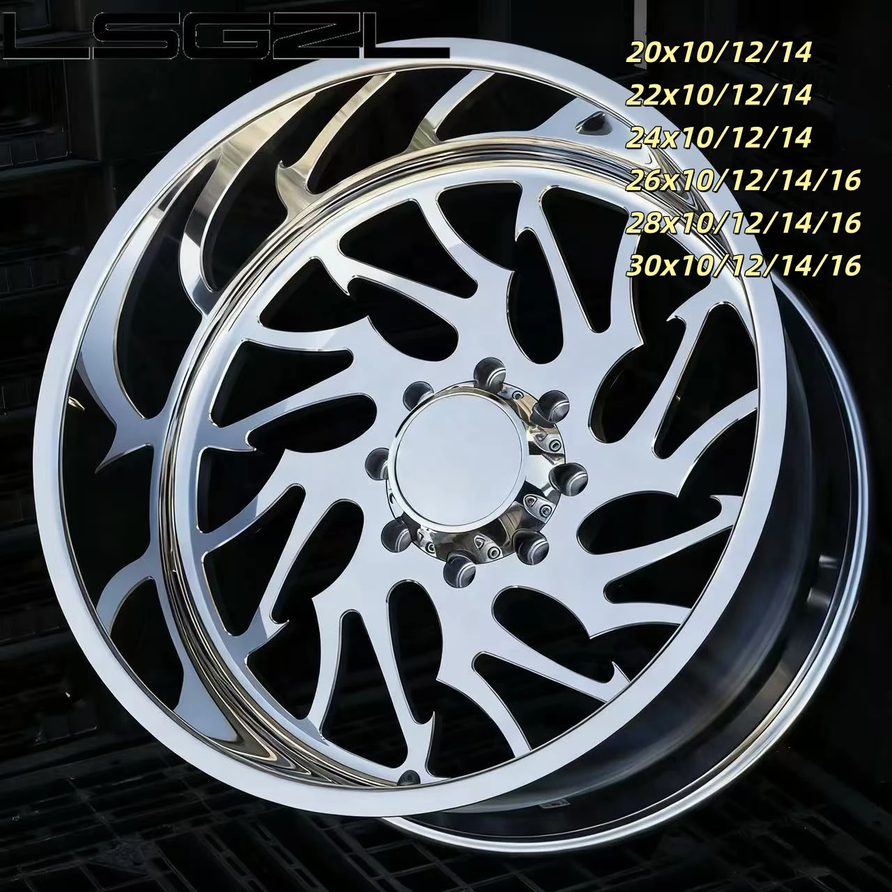 Hot-selling New High Quality Aftermarket Forged Alloy Deep Dish Truck Wheels 22x10/12 24x10/12/14/16 26x14 8x200 8x8.5 6x139.7
Hot-selling New High Quality Aftermarket Forged Alloy Deep Dish Truck Wheels 22x10/12 24x10/12/14/16 26x14 8x200 8x8.5 6x139.7