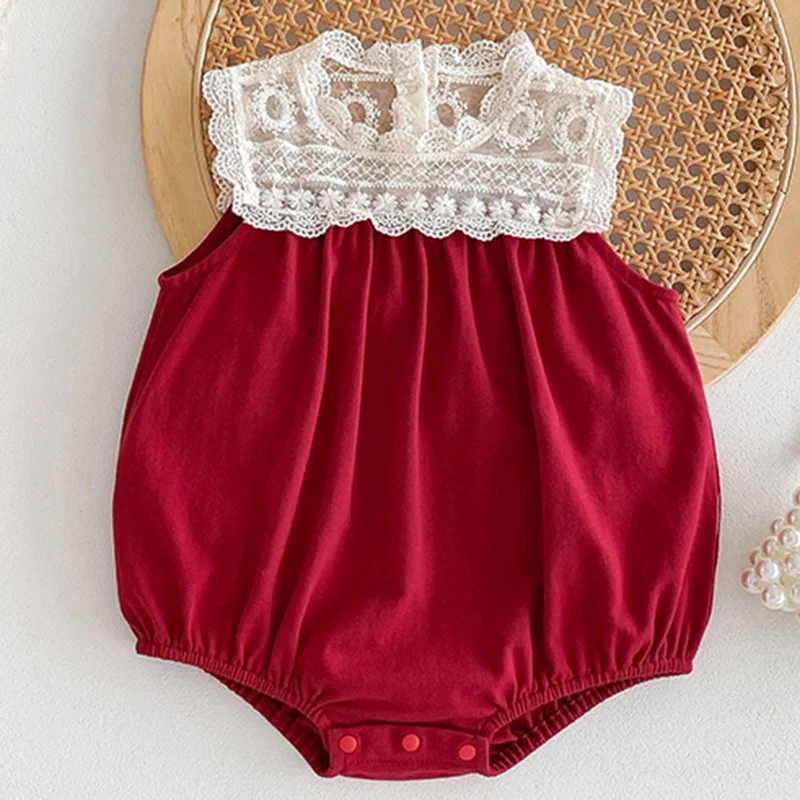 New Summer Infant Baby Girl Bodysuits Sleeveless Cotton Splicing Newborn Baby Girl Jumpsuit Baby Girls Clothes Baby Vest
New Summer Infant Baby Girl Bodysuits Sleeveless Cotton Splicing Newborn Baby Girl Jumpsuit Baby Girls Clothes Baby Vest