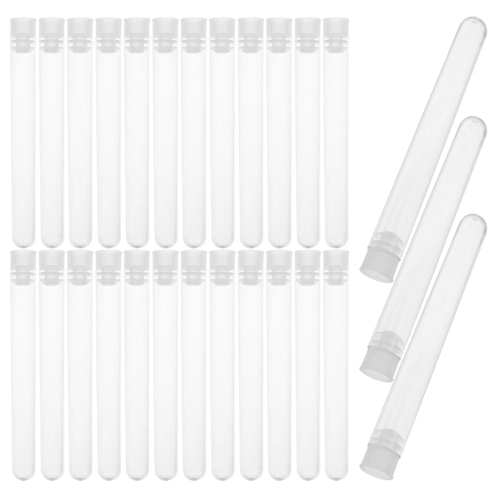 50pcs Disposable Plastic Test Clear Laboratory Test Tubes Laboratory Storage Tubes Single Use Teaching Equipment
50pcs Disposable Plastic Test Clear Laboratory Test Tubes Laboratory Storage Tubes Single Use Teaching Equipment
