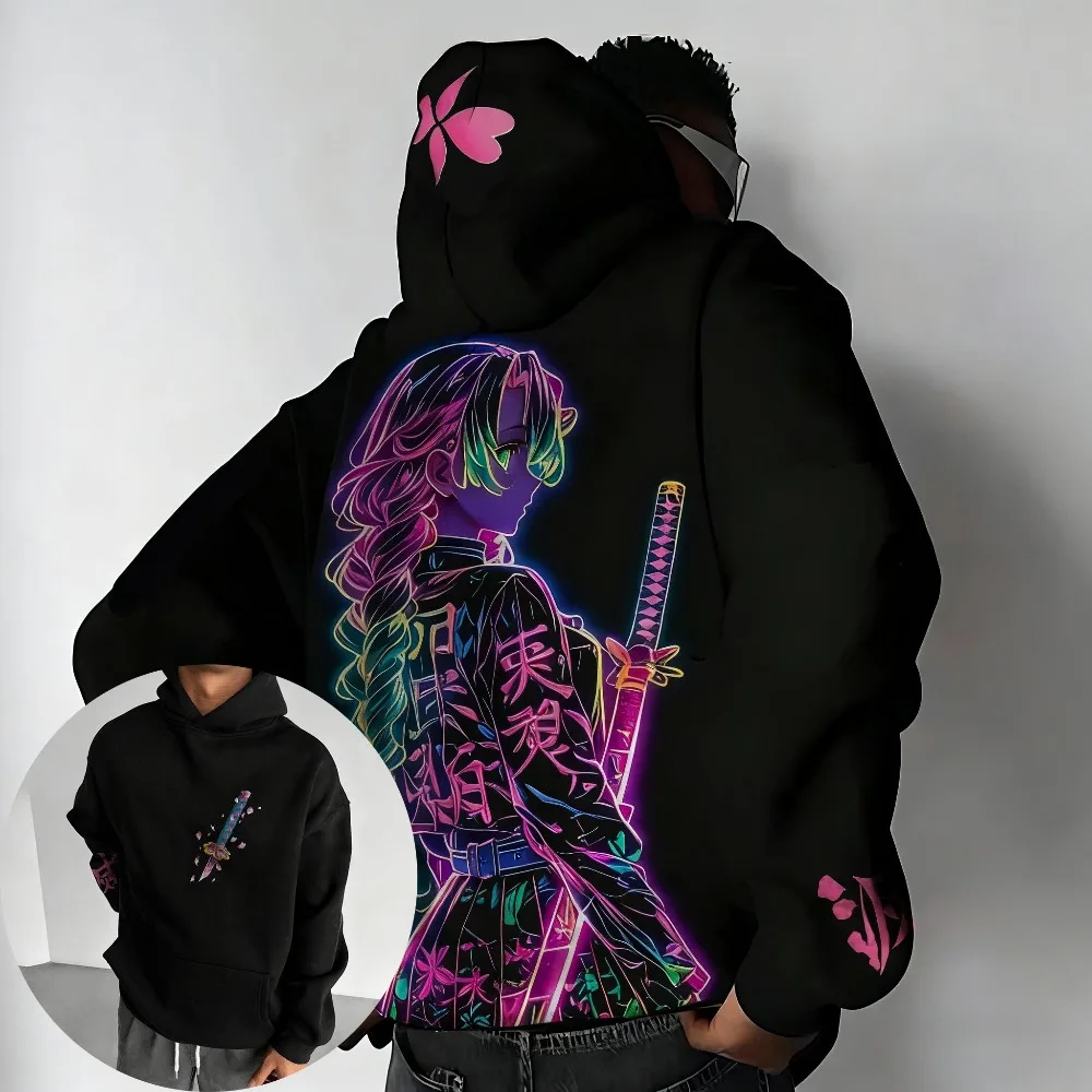 Мужская толстовка с капюшоном Demon Slayer Kanroji Mitsuri, аниме, весна-осень, детская одежда с длинными рукавами для мальчиков, зимняя одежда для родителей и детей
Мужская толстовка с капюшоном Demon Slayer Kanroji Mitsuri, аниме, весна-осень, детская одежда с длинными рукавами для мальчиков, зимняя одежда для родителей и детей