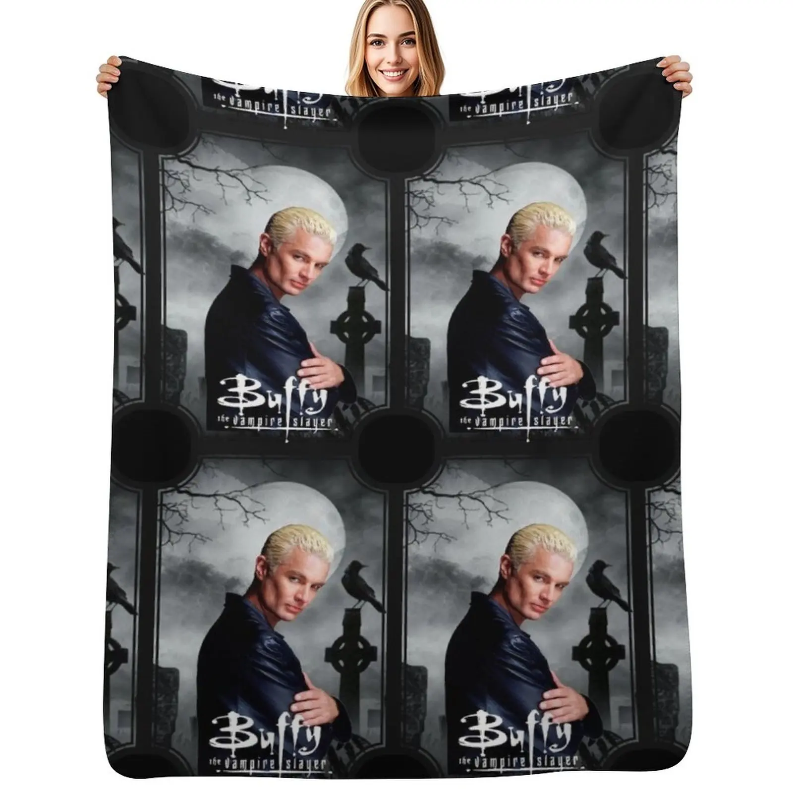 BUFFY - SPIKE Throw Blanket Lightweight Warm Blanket for Travel Camping
BUFFY - SPIKE Throw Blanket Lightweight Warm Blanket for Travel Camping