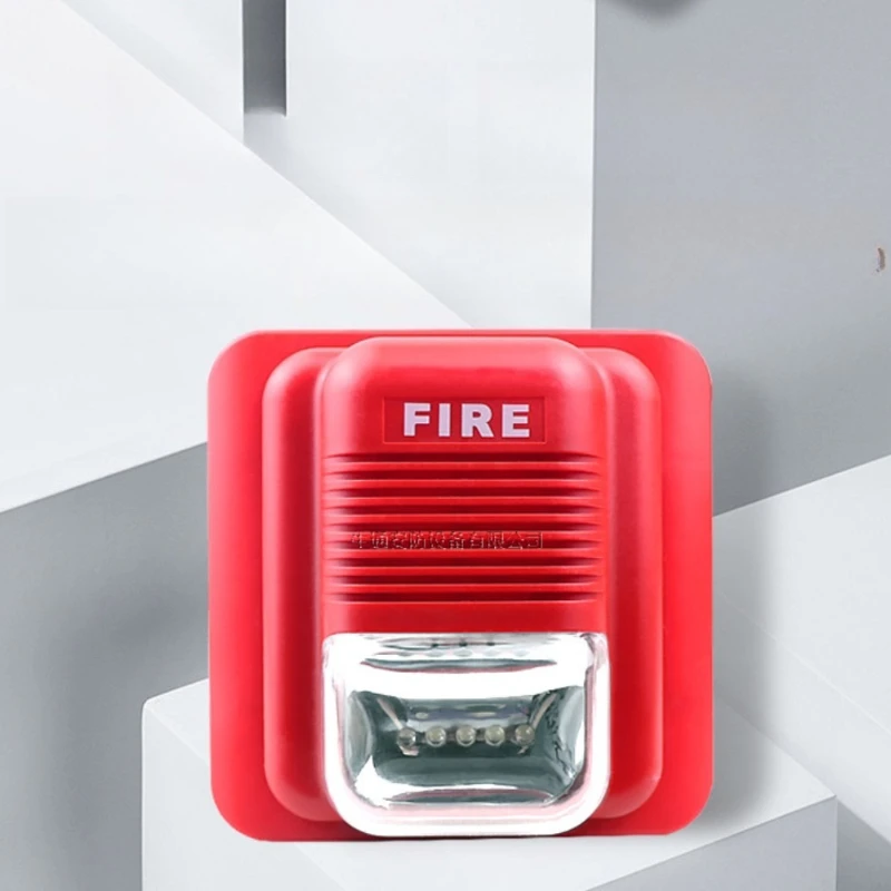 Fire Alarm Horn Siren Strobe Quick Alert Safety System Sensor Sound and White Flash Light 24V in Red with Wall Mount for Home Of
Fire Alarm Horn Siren Strobe Quick Alert Safety System Sensor Sound and White Flash Light 24V in Red with Wall Mount for Home Of