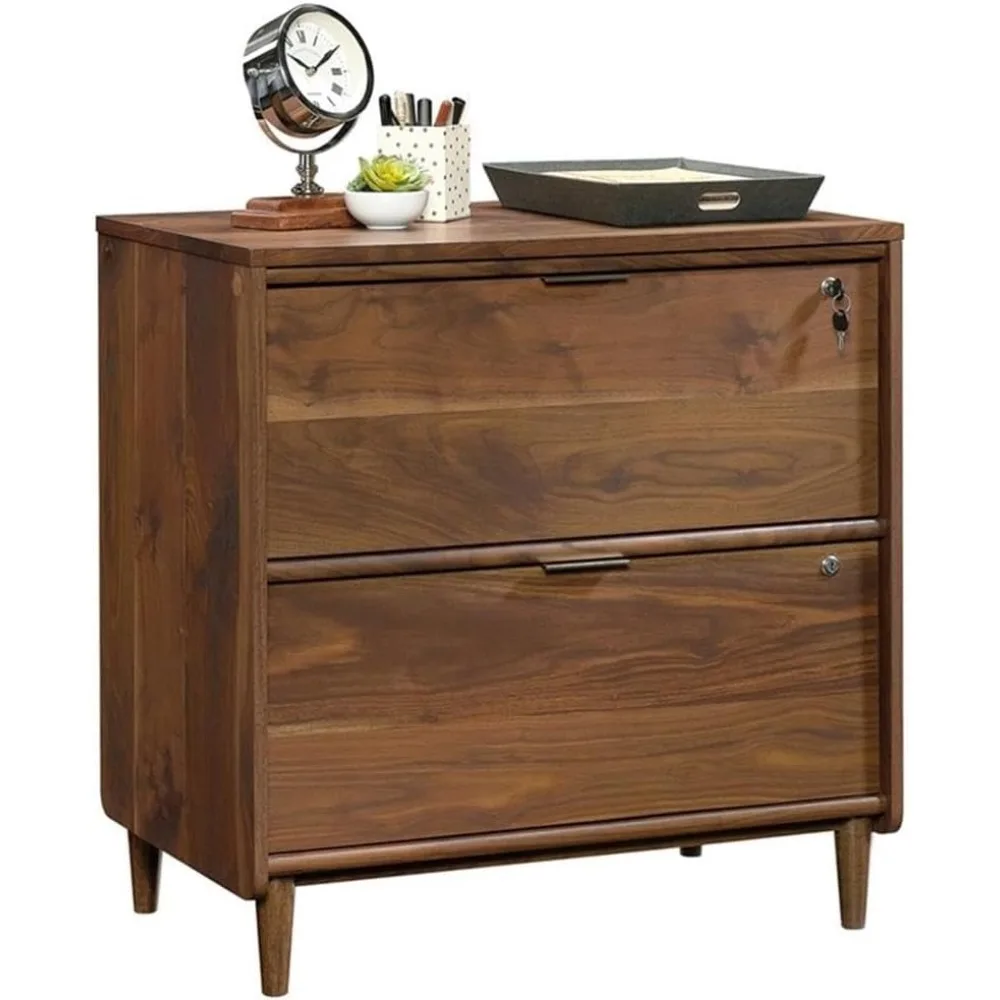 Walnut Engineered Wood Vertical Filing Cabinet, 30.28", 2 Drawers, Lockable, Easy Assembly, Legal/Letter Size
Walnut Engineered Wood Vertical Filing Cabinet, 30.28", 2 Drawers, Lockable, Easy Assembly, Legal/Letter Size