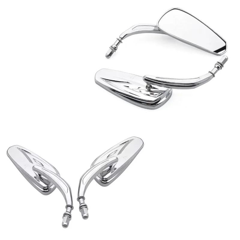 Motorcycle Rear view Mirror White Glass Aluminum Alloy Convex Side Mirror Universal For Harley Rocker Sportster 883 1200 RH975
Motorcycle Rear view Mirror White Glass Aluminum Alloy Convex Side Mirror Universal For Harley Rocker Sportster 883 1200 RH975