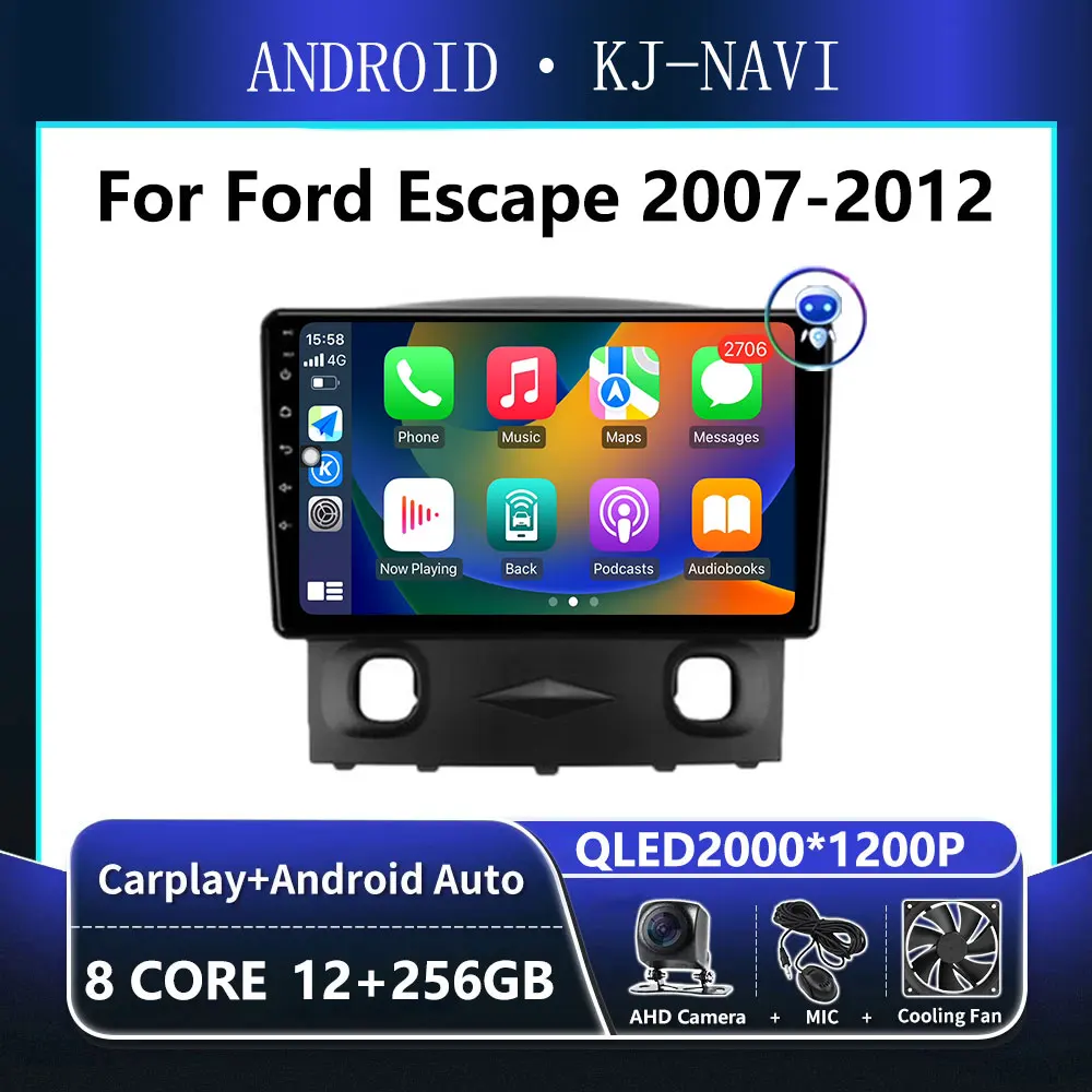 Android 14 Carplay For Ford Escape 2007 - 2012 Stereo Car Radio Multimedia Player GPS Navigation 2 din DSP WIFI
Android 14 Carplay For Ford Escape 2007 - 2012 Stereo Car Radio Multimedia Player GPS Navigation 2 din DSP WIFI