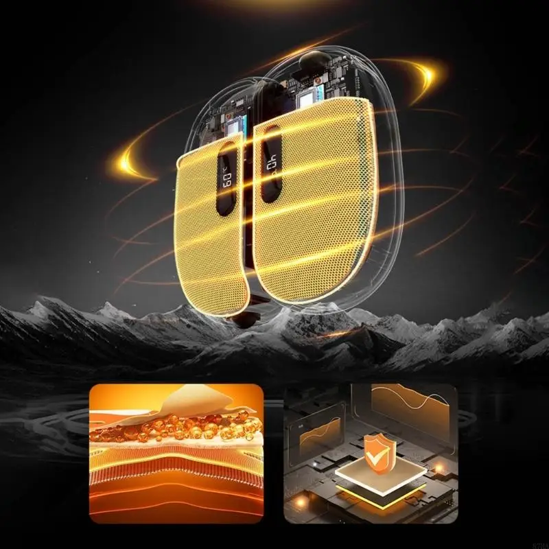 Portable Electric Hand Warmer Overheat System 5000mAh High Capacity Battery Ergonomic Detachable 87HA
Portable Electric Hand Warmer Overheat System 5000mAh High Capacity Battery Ergonomic Detachable 87HA