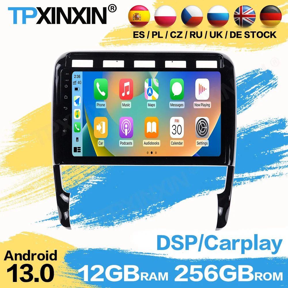 Android Autostereo For Porsche Cayenne 2002 2003 2004 2005 2006 2007 2008 2009 2010 GPS Carplay Radio Coche Stereo IPS Head Unit
Android Autostereo For Porsche Cayenne 2002 2003 2004 2005 2006 2007 2008 2009 2010 GPS Carplay Radio Coche Stereo IPS Head Unit