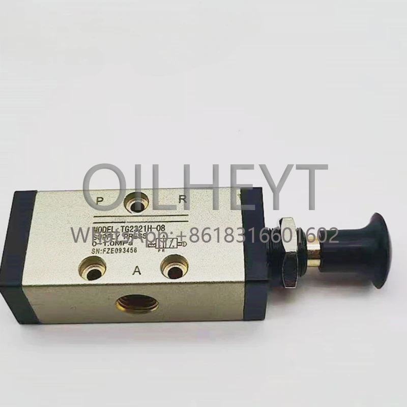 STNC SONO manual pull valve TG2311H-06/2321H-08/2331H-10/2341H-15, two-position three-way
STNC SONO manual pull valve TG2311H-06/2321H-08/2331H-10/2341H-15, two-position three-way