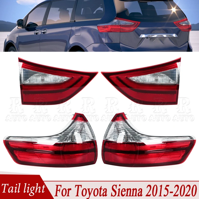 Для Toyota Sienna 2015-2020 автомобильный задний фонарь в сборе, задний указатель поворота, стоп-сигнал 8158008030 8155008050 8156008050 8159008030
Для Toyota Sienna 2015-2020 автомобильный задний фонарь в сборе, задний указатель поворота, стоп-сигнал 8158008030 8155008050 8156008050 8159008030