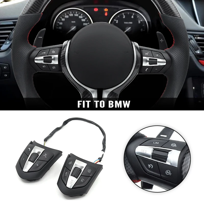 For BMW 3 5 Series F06 F10 F20 F30 F32 F33 F36 F80 F82 F87 F22 Steering Wheel Remote Cruise Control Speed Button Car Accessories
For BMW 3 5 Series F06 F10 F20 F30 F32 F33 F36 F80 F82 F87 F22 Steering Wheel Remote Cruise Control Speed Button Car Accessories