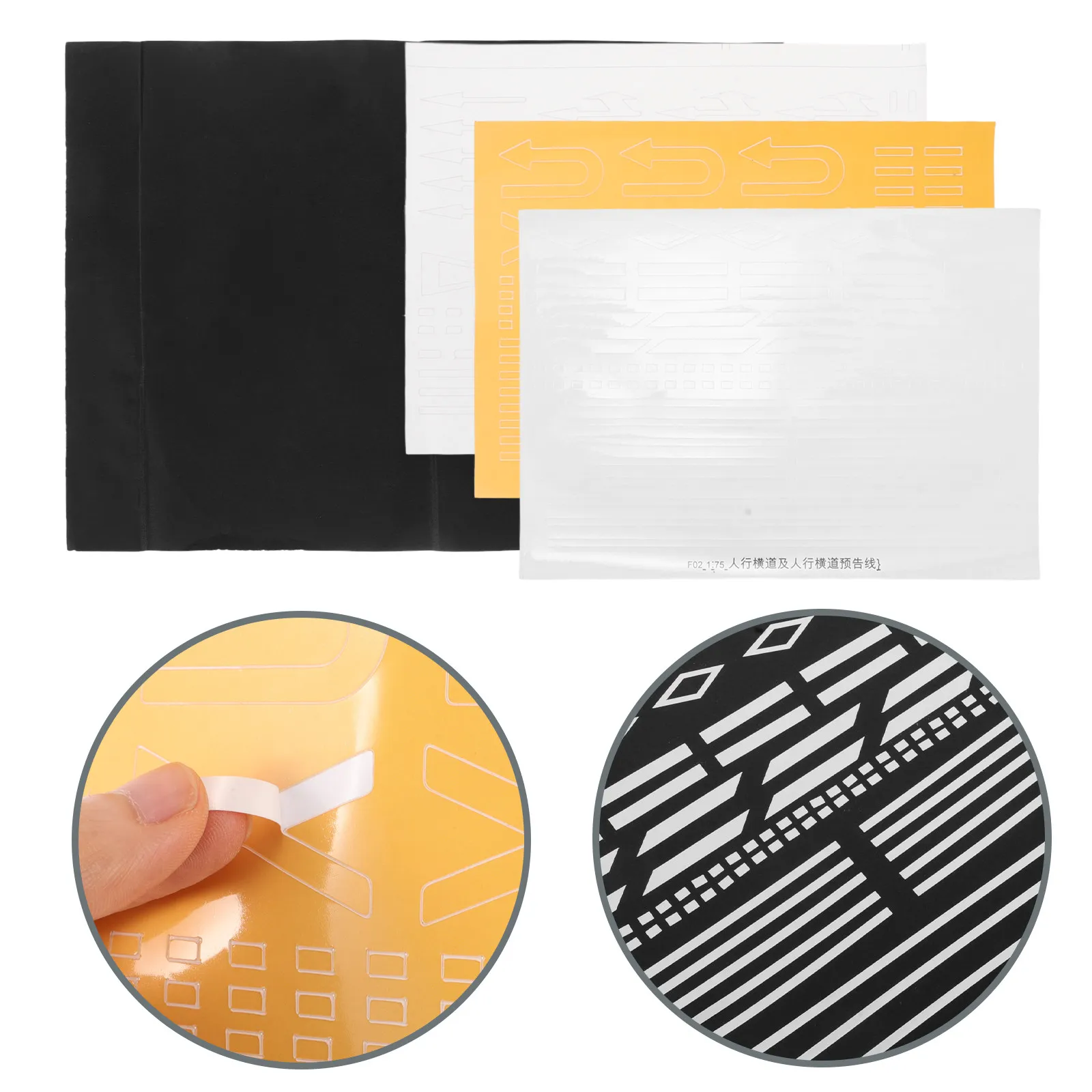 4Pcs Miniature Road Sticker Tape Set Traffic Signs Roadway Decals for Sandbox Architectural Models Simulation Play
4Pcs Miniature Road Sticker Tape Set Traffic Signs Roadway Decals for Sandbox Architectural Models Simulation Play