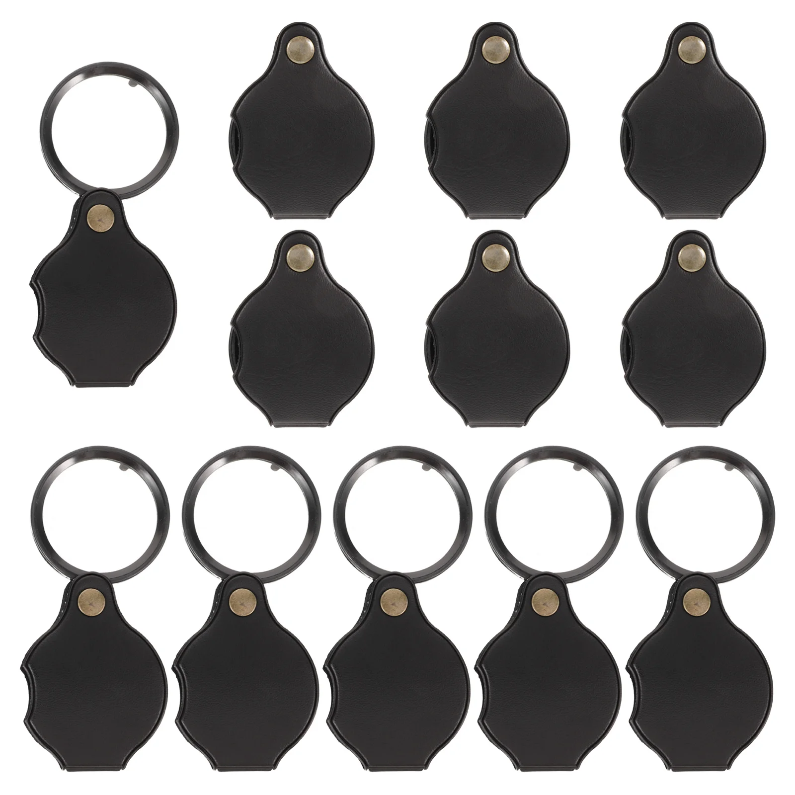 12Pcs Folding Pocket Magnifier Sleeve Compact Lightweight Magnifying Glass for Jewelry Identification Repair Exploring
12Pcs Folding Pocket Magnifier Sleeve Compact Lightweight Magnifying Glass for Jewelry Identification Repair Exploring