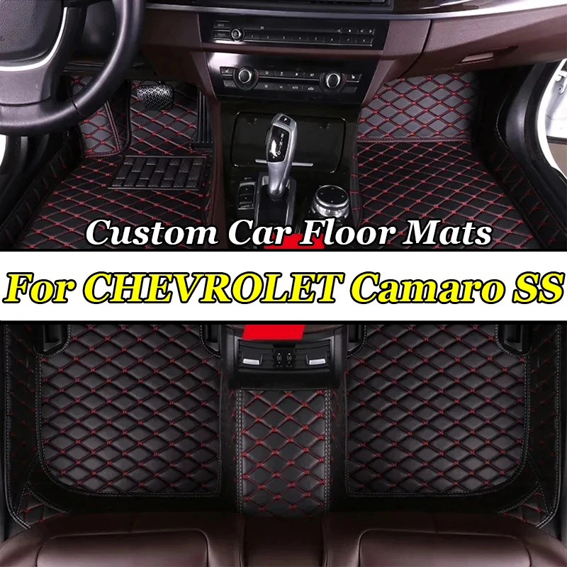 Custom Leather Car Floor Mats For CHEVROLET Camaro SS 2010-2015 set Automobile Carpet Rugs Foot Pads
Custom Leather Car Floor Mats For CHEVROLET Camaro SS 2010-2015 set Automobile Carpet Rugs Foot Pads