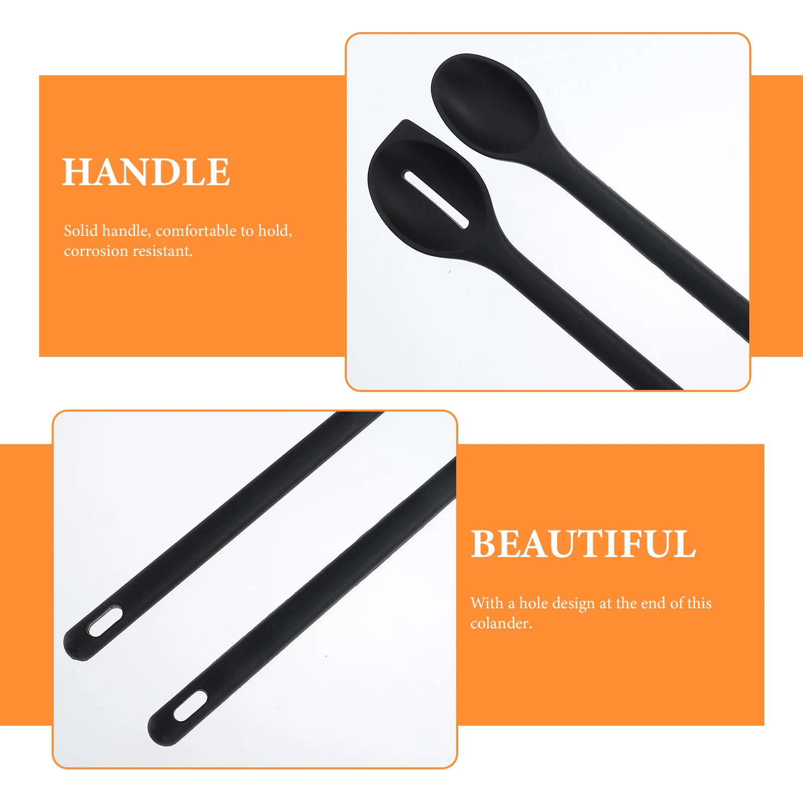 1 set Silicone Leakproof Spoon Black Salad Cooking Tool Large Size Multi function Kitchen Gadgets Household Mix Storage Solution
1 set Silicone Leakproof Spoon Black Salad Cooking Tool Large Size Multi function Kitchen Gadgets Household Mix Storage Solution