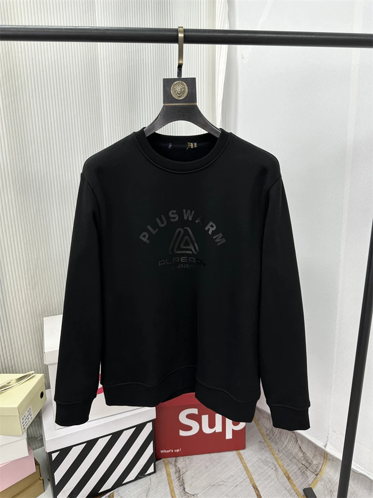 Warm Fleece Lined Hoodie Sweatshirt round Neck Casual Men's T-Shirt Comfortable Breathable Autumn Winter New Style Streetwear
Warm Fleece Lined Hoodie Sweatshirt round Neck Casual Men's T-Shirt Comfortable Breathable Autumn Winter New Style Streetwear