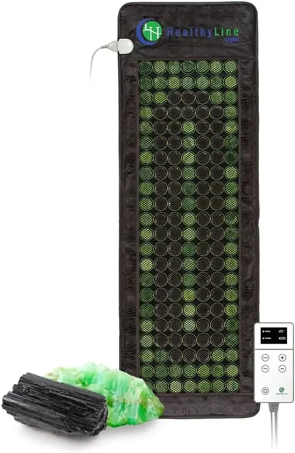 Far Infrared Heating Pad for Back, Neck, Shoulder & Muscle Pain Relief - Weighted Electric Mat with Jade & Tourmaline Stones, Gr
Far Infrared Heating Pad for Back, Neck, Shoulder & Muscle Pain Relief - Weighted Electric Mat with Jade & Tourmaline Stones, Gr