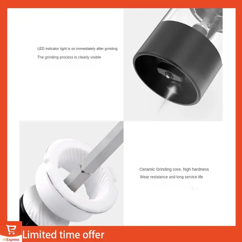 Fresh Battery Powered Electric Salt And Pepper Grinder Set With Base, Perfect For Home Use
Fresh Battery Powered Electric Salt And Pepper Grinder Set With Base, Perfect For Home Use