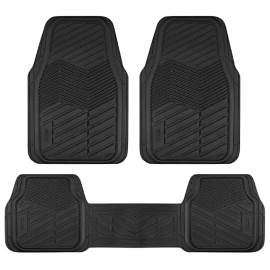 Car Mats Full Set All Weather Car Floor Mats Universal Trim-to-Fits Design, Heavy Duty Car Mats for Cars, SUVs, Trucks, and Van
Car Mats Full Set All Weather Car Floor Mats Universal Trim-to-Fits Design, Heavy Duty Car Mats for Cars, SUVs, Trucks, and Van