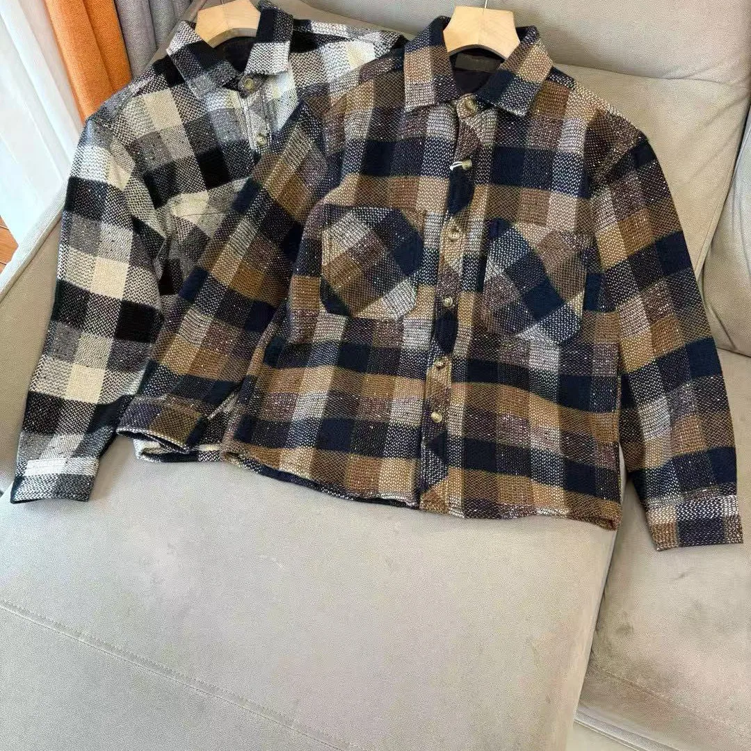 Итальянская клетчатая рубашка в стиле старых денег LP
Итальянская клетчатая рубашка в стиле старых денег LP