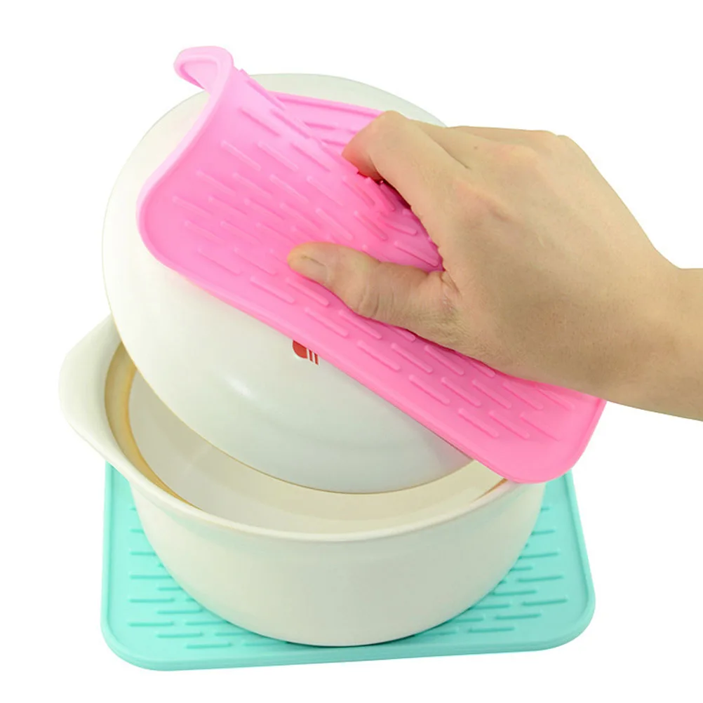 Silicone Drain Mat Heat Resistant Kitchen Countertop Non Slip Pads Plate Table Dining Insulation Coaster Trivet Mats Safe
Silicone Drain Mat Heat Resistant Kitchen Countertop Non Slip Pads Plate Table Dining Insulation Coaster Trivet Mats Safe