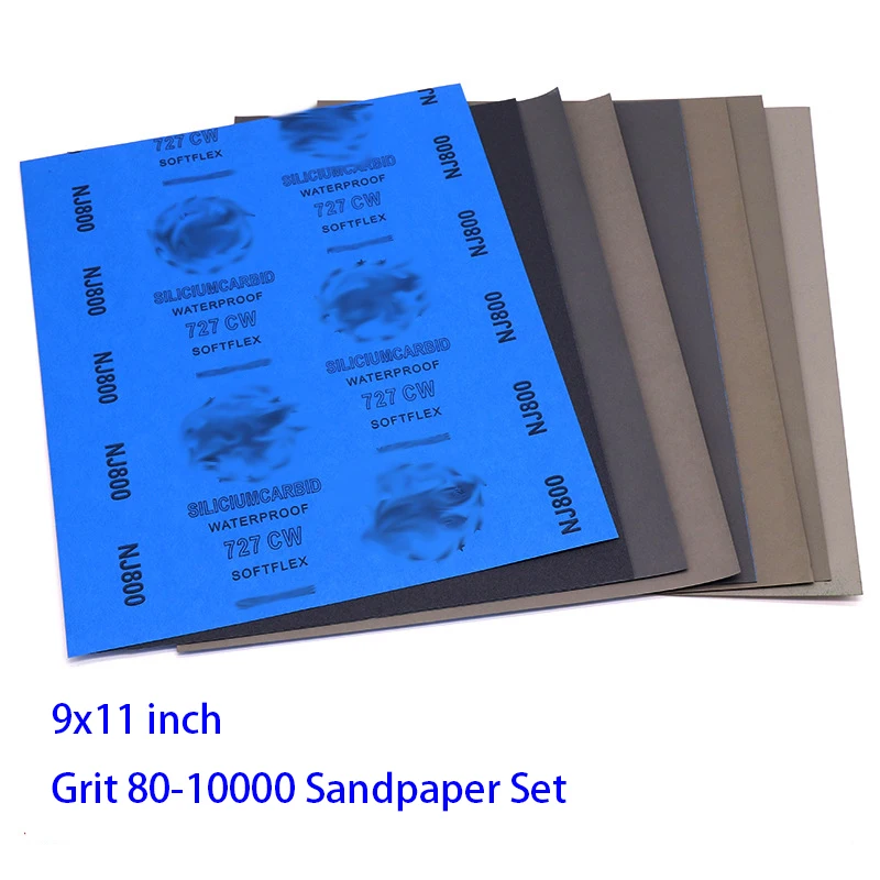 80-10000 Grit SandPapers Wet Dry Dual-Use Polishing Sanding Wet/dry Abrasive Sandpaper Paper Sheets Surface Finishing Made
80-10000 Grit SandPapers Wet Dry Dual-Use Polishing Sanding Wet/dry Abrasive Sandpaper Paper Sheets Surface Finishing Made