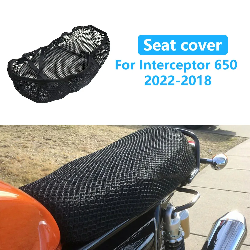 For Royal Enfield Interceptor 650 2018-2022 Motorcycle Seat Cover 3D Mesh Fabric Seat Non-Slip Breathable Protect Cushion
For Royal Enfield Interceptor 650 2018-2022 Motorcycle Seat Cover 3D Mesh Fabric Seat Non-Slip Breathable Protect Cushion