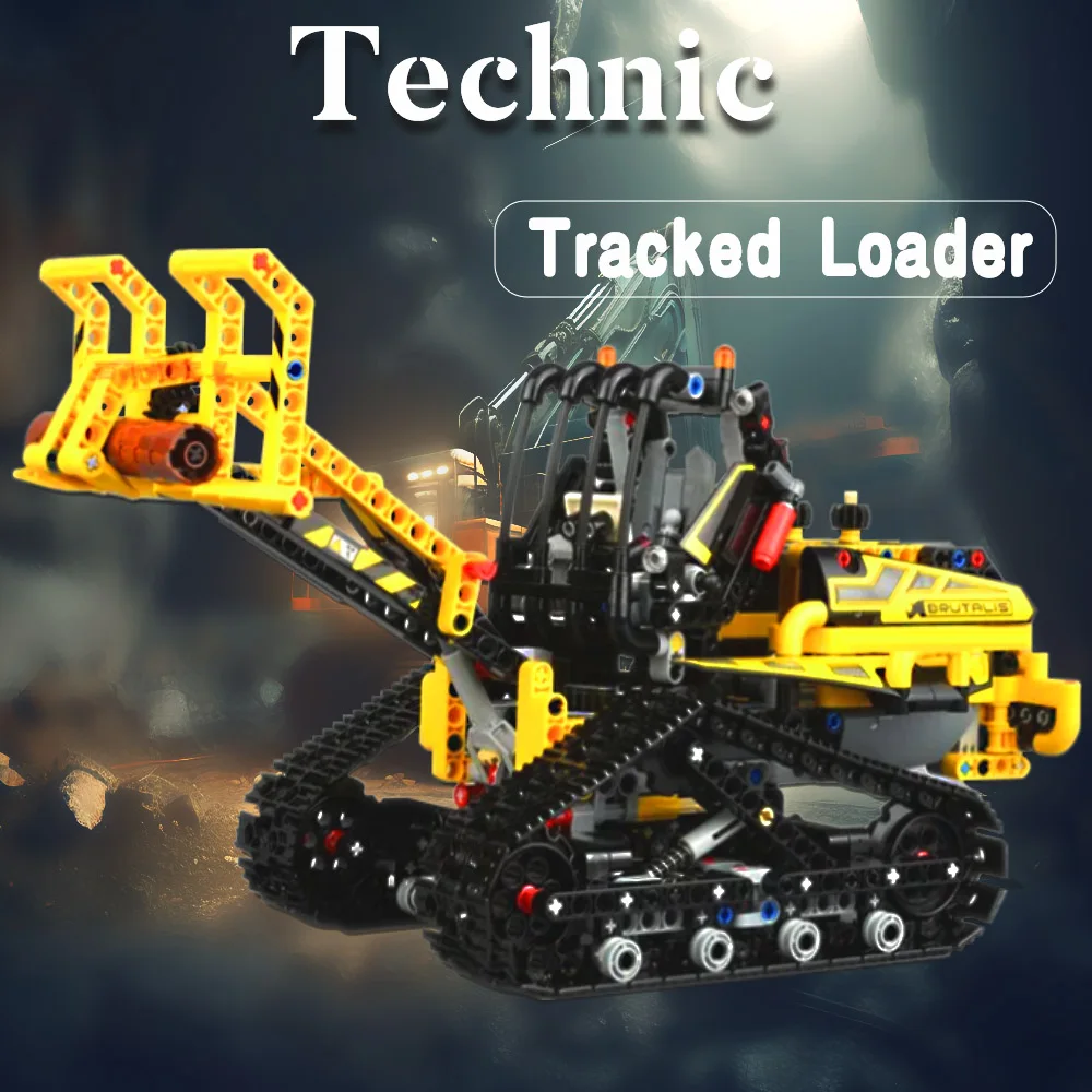 Technical 827pcs Tracked Loader Assembled Building Blocks Bricks Modular Gift Toys Christmas Collection Kits Home 42094 Decor
Technical 827pcs Tracked Loader Assembled Building Blocks Bricks Modular Gift Toys Christmas Collection Kits Home 42094 Decor
