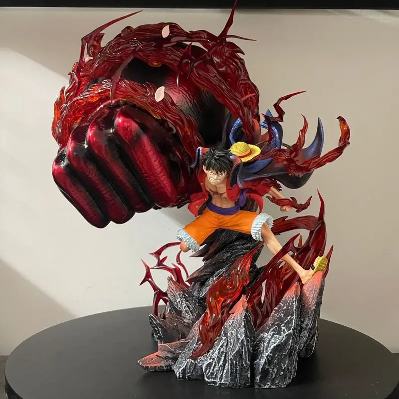 LZ Three Level Business Fire Luffy Can Shine One Piece Anime Trendy Play Birthday Gift GK Handmade Model Ornament Statue
LZ Three Level Business Fire Luffy Can Shine One Piece Anime Trendy Play Birthday Gift GK Handmade Model Ornament Statue