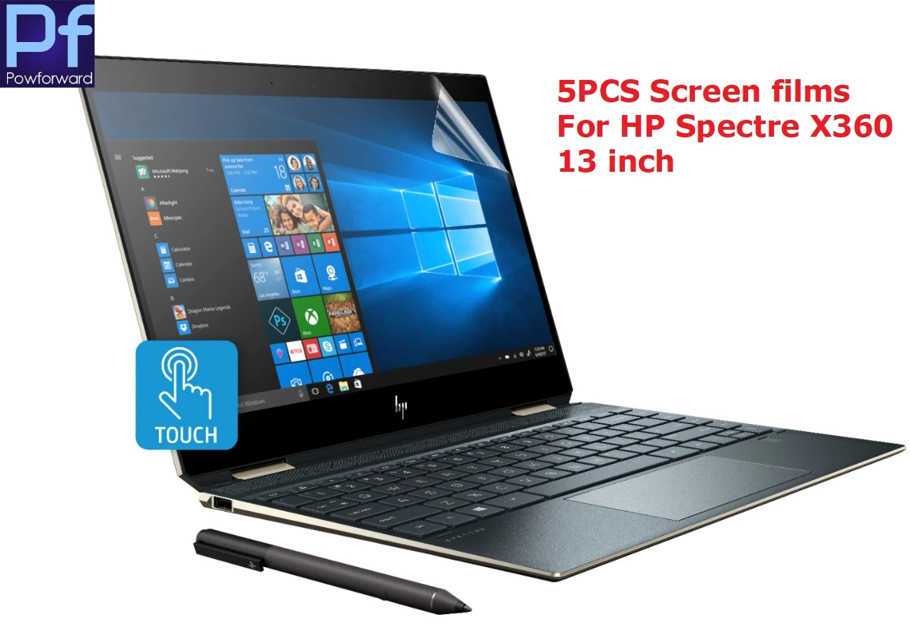 5 шт., прозрачная/матовая пленка для ноутбука HP Spectre x360, 13 дюймов, 2018, 2019 дюйма, 13,3 дюйма, защитная пленка для экрана HD
5 шт., прозрачная/матовая пленка для ноутбука HP Spectre x360, 13 дюймов, 2018, 2019 дюйма, 13,3 дюйма, защитная пленка для экрана HD