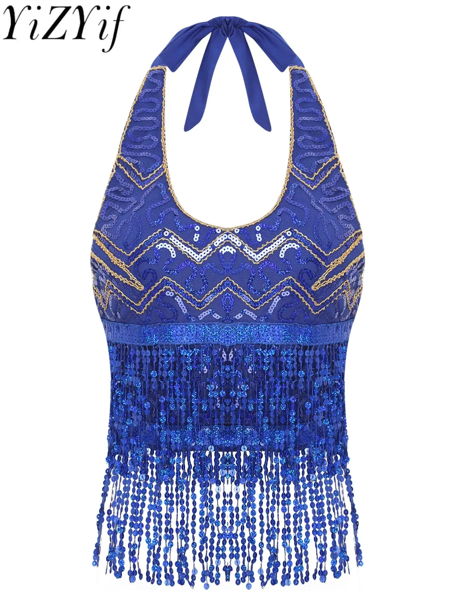 Women Two Pieces Belly Dance Suit Sequin Tassel Crop Top And Harem Bloomers Pants Set for Belly Training Performing Dancewear
Women Two Pieces Belly Dance Suit Sequin Tassel Crop Top And Harem Bloomers Pants Set for Belly Training Performing Dancewear