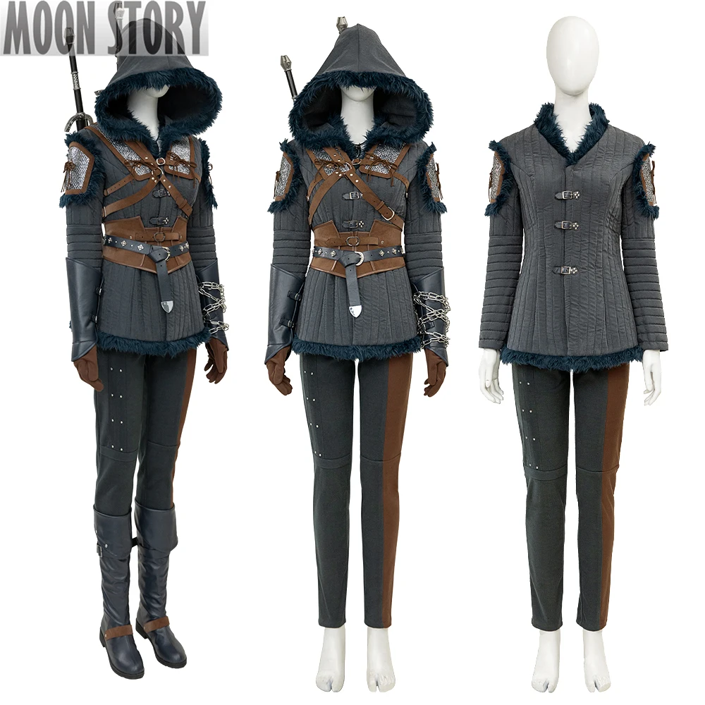 Game Witcher 4 For Adult Woman Ciri Cosplay Costume Cirilla Fiona Elen Riannon Halloween Fantasia Uniform Shoes Full Set
Game Witcher 4 For Adult Woman Ciri Cosplay Costume Cirilla Fiona Elen Riannon Halloween Fantasia Uniform Shoes Full Set