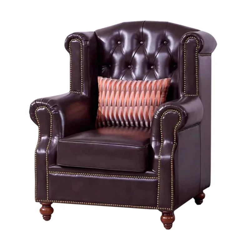 CX American leather leisure chair living room solid wood master, bedroom, desk and chair
CX American leather leisure chair living room solid wood master, bedroom, desk and chair