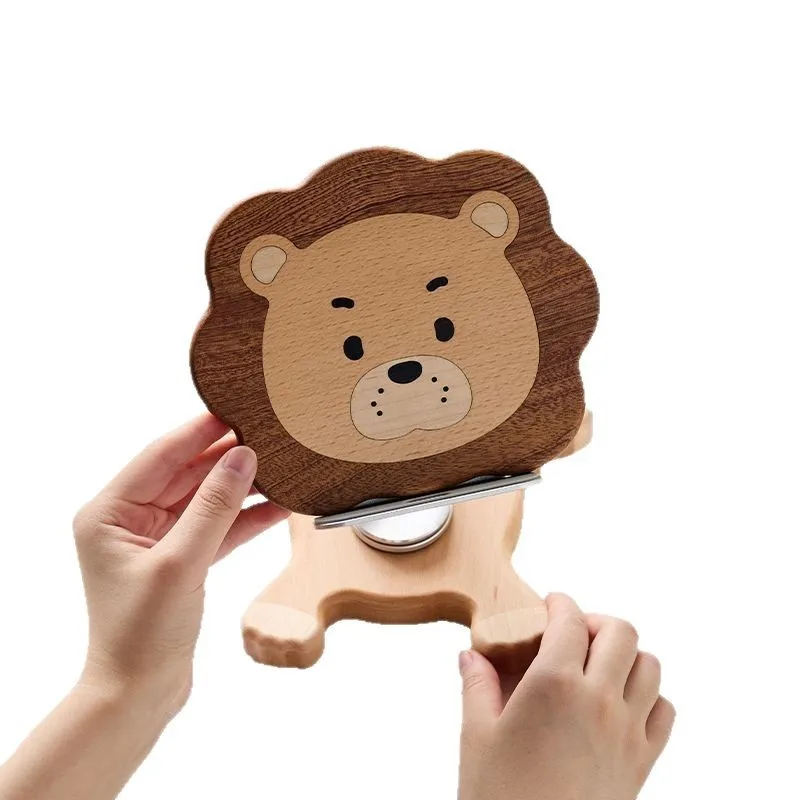 Lion tablet bracket solid wood cute office home learning must multi-angle free adjustment foldable portable
Lion tablet bracket solid wood cute office home learning must multi-angle free adjustment foldable portable
