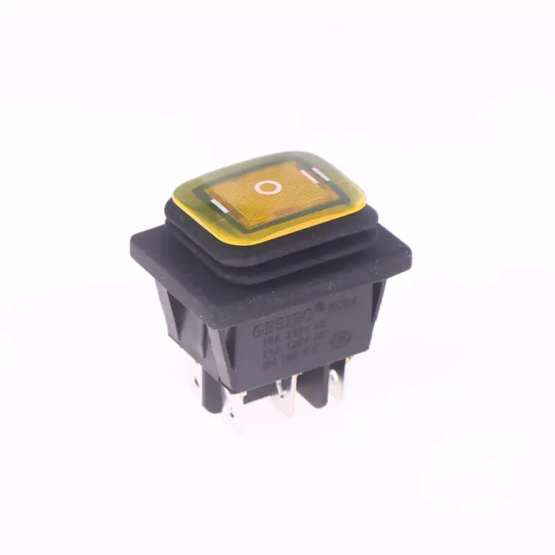 T85 6-контактный ВКЛ ВЫКЛ ВКЛ 12 В 220 В красный/зеленый/синий свет KCD4 сверхмощный большой ток 16 А/250 В переменного тока кулисный переключатель
T85 6-контактный ВКЛ ВЫКЛ ВКЛ 12 В 220 В красный/зеленый/синий свет KCD4 сверхмощный большой ток 16 А/250 В переменного тока кулисный переключатель