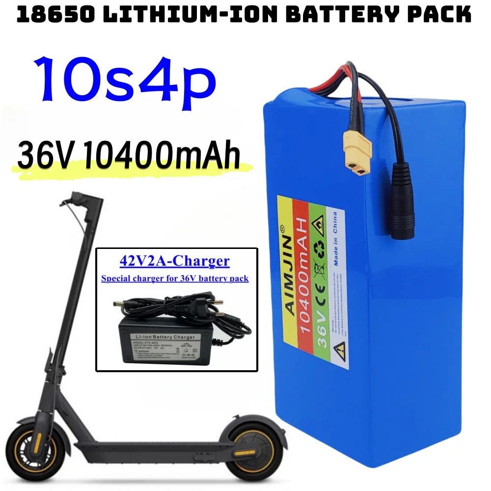 AIMJIN 10S4P 36V 10400mAh high-power lithium rechargeable battery pack, customizable with various connector plugs
AIMJIN 10S4P 36V 10400mAh high-power lithium rechargeable battery pack, customizable with various connector plugs