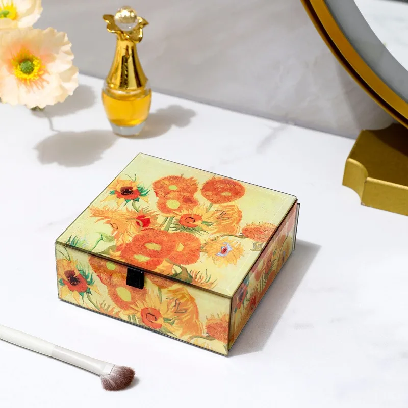 Ins Style Exquisite Flower Glass Storage Box Jewelry Case Light Luxury Sample Room Decoration Gift Contianer
Ins Style Exquisite Flower Glass Storage Box Jewelry Case Light Luxury Sample Room Decoration Gift Contianer