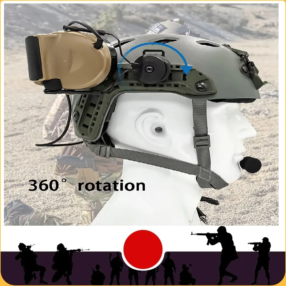 Тактическая гарнитура Hearangel Comta ii с адаптером для ARC-рейки, защита слуха с гелевыми амбушюрами для страйкбола, спорта и Ken PTT
Тактическая гарнитура Hearangel Comta ii с адаптером для ARC-рейки, защита слуха с гелевыми амбушюрами для страйкбола, спорта и Ken PTT