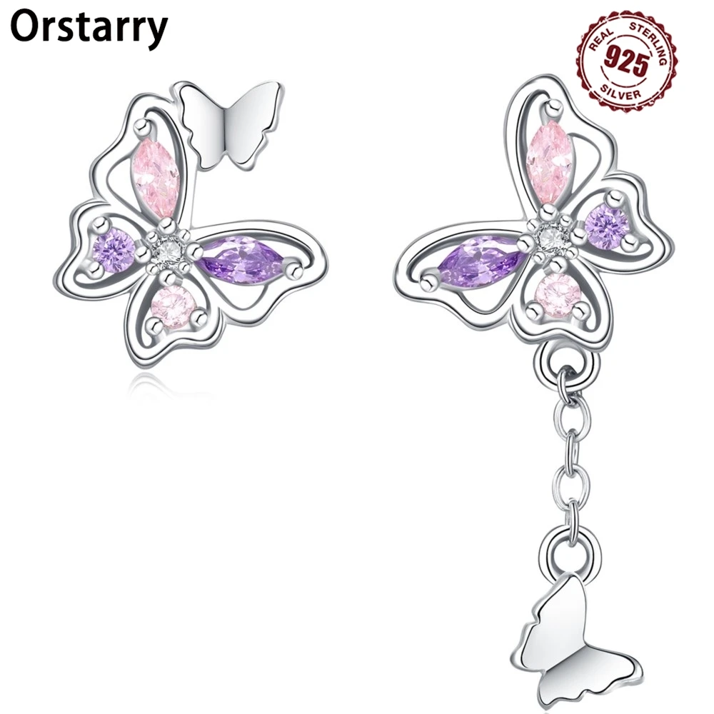 Orstarry стерлингового серебра 925, красочные серьги-гвоздики с бабочками и насекомыми, серьги-гвоздики для женщин, ювелирные изделия S925, вечерние подарки на годовщину
Orstarry стерлингового серебра 925, красочные серьги-гвоздики с бабочками и насекомыми, серьги-гвоздики для женщин, ювелирные изделия S925, вечерние подарки на годовщину