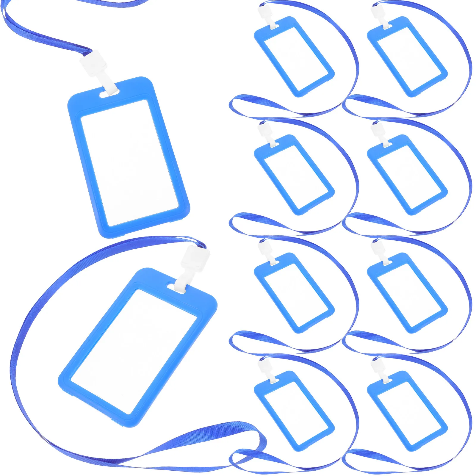 Набор из 10 держателей для бейджей с шнурком, многоразовые прозрачные чехлы для ID-карт сотрудников, органайзеры для игровых карт
Набор из 10 держателей для бейджей с шнурком, многоразовые прозрачные чехлы для ID-карт сотрудников, органайзеры для игровых карт