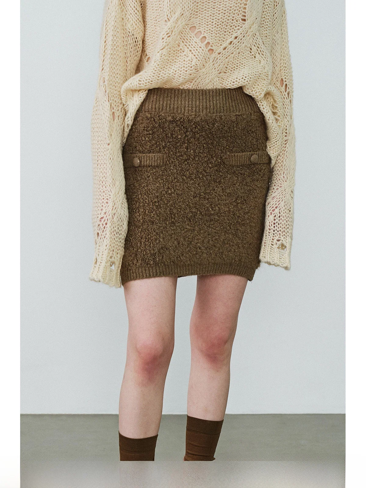 High Waist Skirt American Retro Design Double Pocket Short Skirt Women's Commute Style Nylon Polyester Acrylic Wool Blend
High Waist Skirt American Retro Design Double Pocket Short Skirt Women's Commute Style Nylon Polyester Acrylic Wool Blend