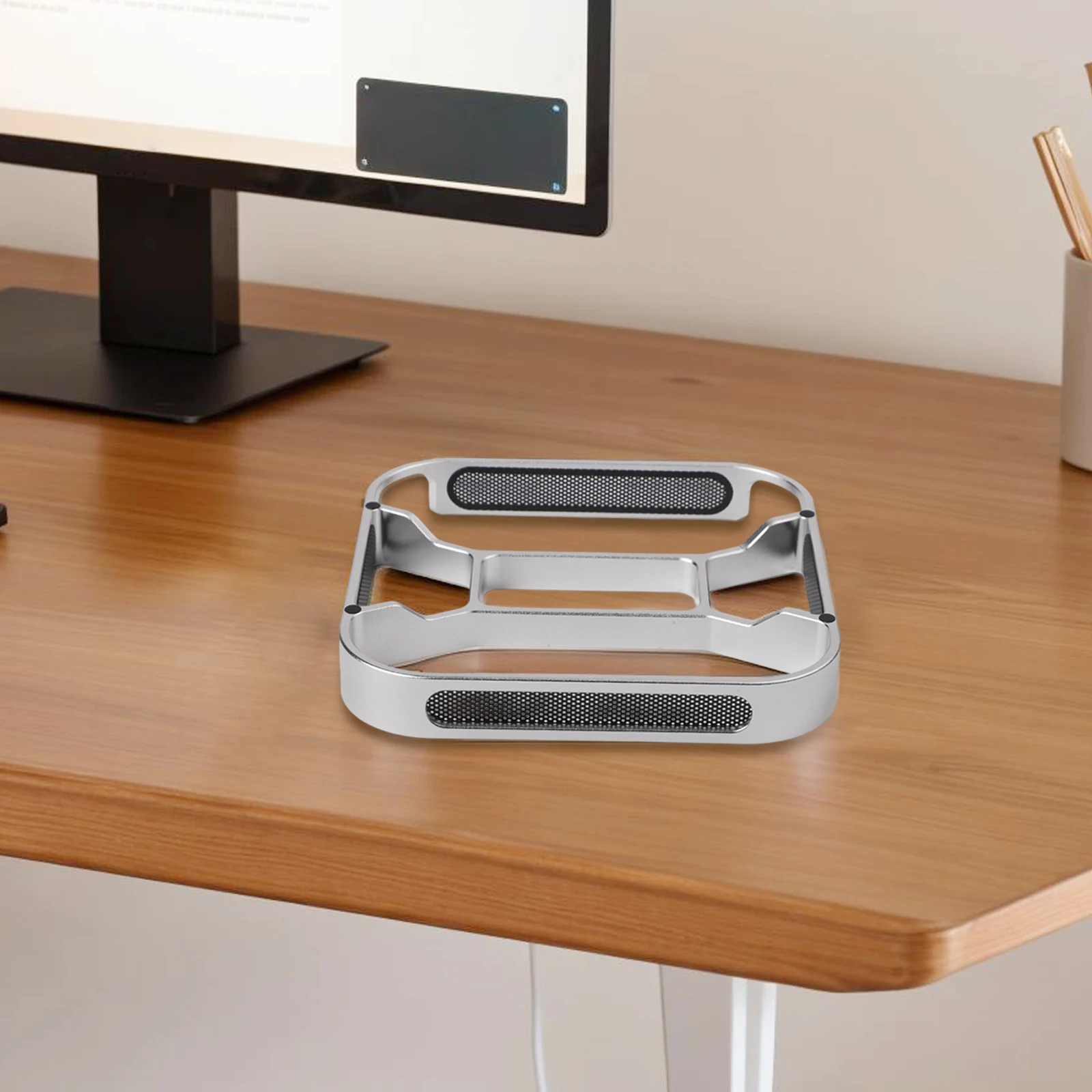 Cooling Stand with Built in Dust Filter and Ventilation Enhancements to Keep Device Cooler During Intensive Tasks
Cooling Stand with Built in Dust Filter and Ventilation Enhancements to Keep Device Cooler During Intensive Tasks
