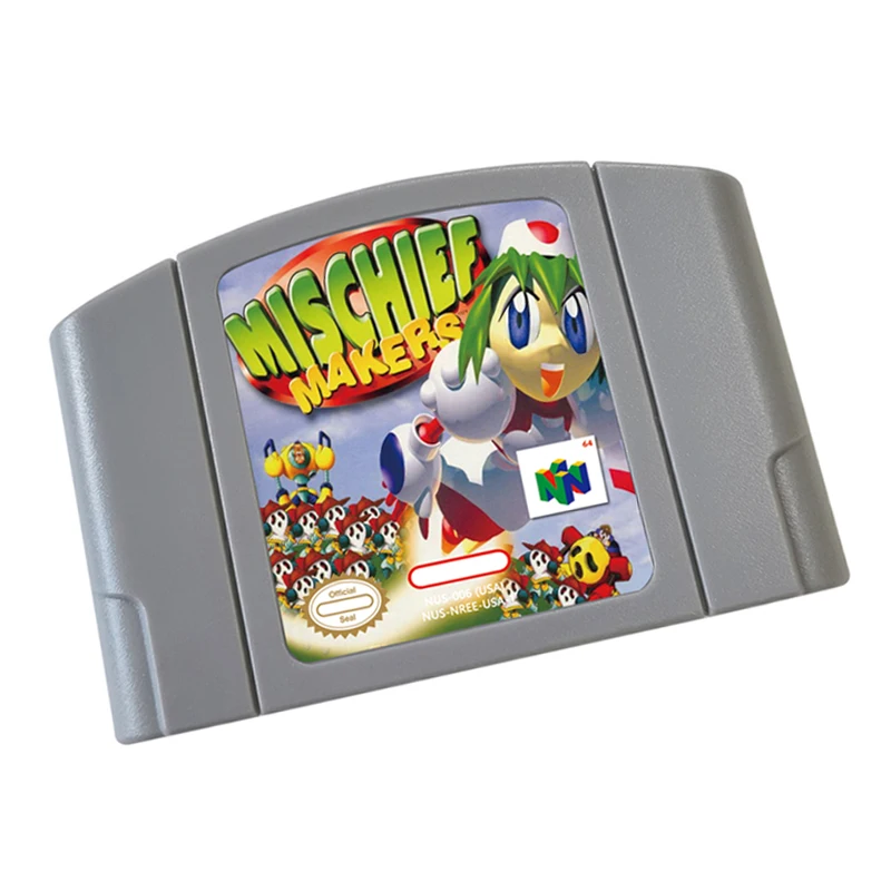 Game Cartridge For MISCHIEFMAKERS N64 Game Cartridge Compatible Fond memories of childhood
Game Cartridge For MISCHIEFMAKERS N64 Game Cartridge Compatible Fond memories of childhood