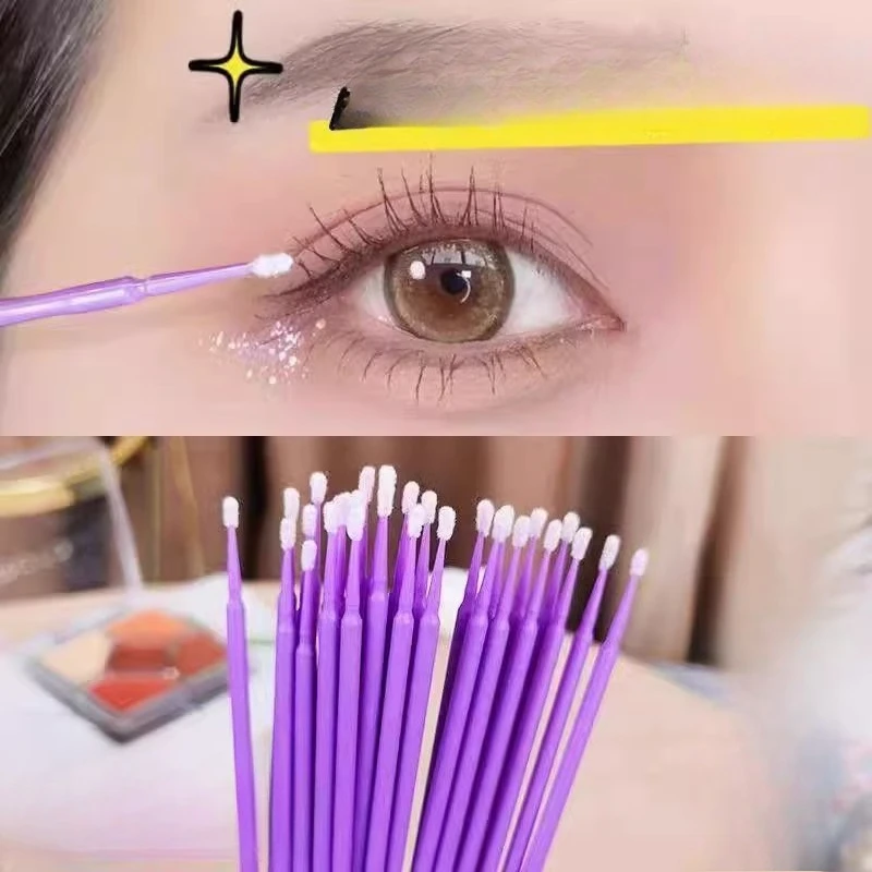 Makeup cotton swab, thin head, small head, makeup, eyeliner, eyelash removal, cleaning swab, cotton swab
Makeup cotton swab, thin head, small head, makeup, eyeliner, eyelash removal, cleaning swab, cotton swab
