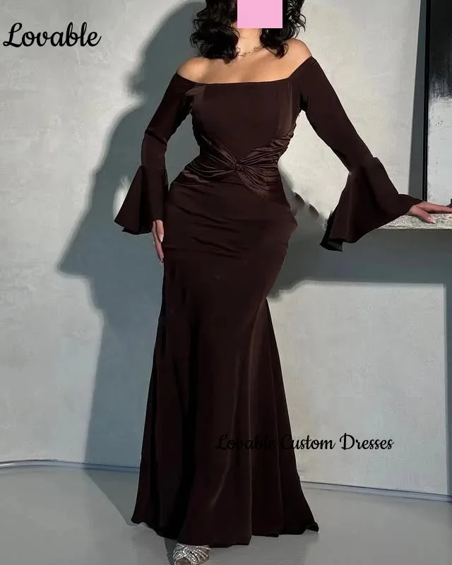 Customized فستان حفلات الزفاف A-Line Off-The-Shoulder Neckline Luxury Evening Dresses Floor-Length Zipper Up Ruffle Elegant
Customized فستان حفلات الزفاف A-Line Off-The-Shoulder Neckline Luxury Evening Dresses Floor-Length Zipper Up Ruffle Elegant