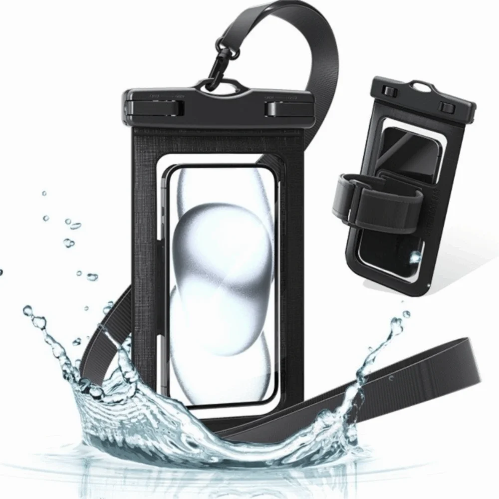 Adjustable Strap Waterproof Phone Pouch Lightweight Armband Dry Bag Large Capacity Touch Screen Transparent Hanging Neck Bag
Adjustable Strap Waterproof Phone Pouch Lightweight Armband Dry Bag Large Capacity Touch Screen Transparent Hanging Neck Bag