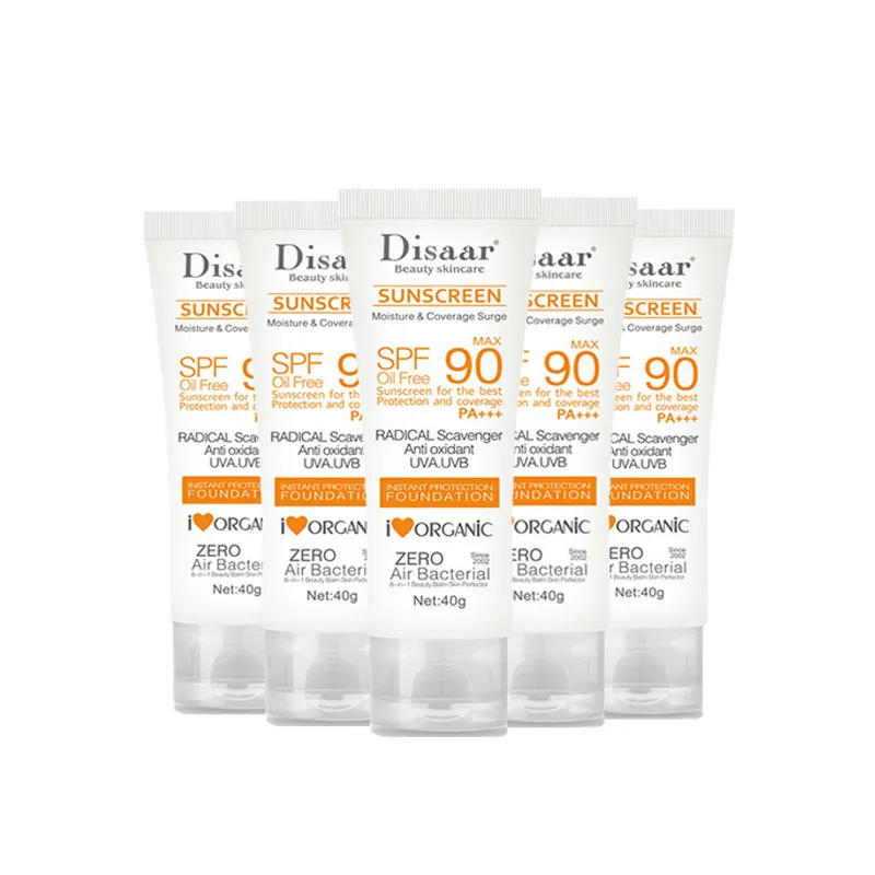 Facial Body Sunscreen Cream Anti-UV Moisturizing Moisturize Skin Anti-Aging Oil-Control Not Oily Whitening Sun Cream SPF 90 5PCS
Facial Body Sunscreen Cream Anti-UV Moisturizing Moisturize Skin Anti-Aging Oil-Control Not Oily Whitening Sun Cream SPF 90 5PCS