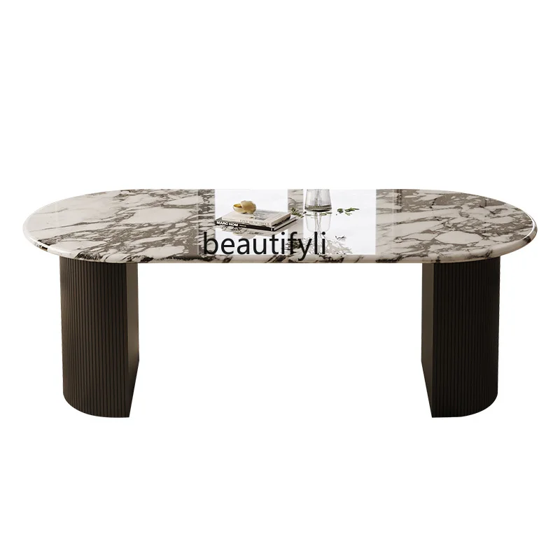 French dining table and chair combination modern retro light luxury luxury stone high-end marble dining table
French dining table and chair combination modern retro light luxury luxury stone high-end marble dining table