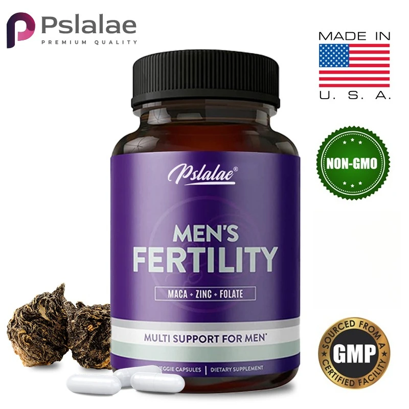 Men's Fertility Supplement - Support Healthy Count, Natural Stamina, Endurance and Strength Booster - with Maca, Zinc and Folate
Men's Fertility Supplement - Support Healthy Count, Natural Stamina, Endurance and Strength Booster - with Maca, Zinc and Folate