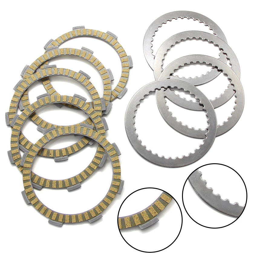 Motorcycle Friction Clutch Discs For Honda CRF150F CBF125 6 Stunner CBF125 CBF125M CBF150 CBF150SH7 CB125F Accessories
Motorcycle Friction Clutch Discs For Honda CRF150F CBF125 6 Stunner CBF125 CBF125M CBF150 CBF150SH7 CB125F Accessories