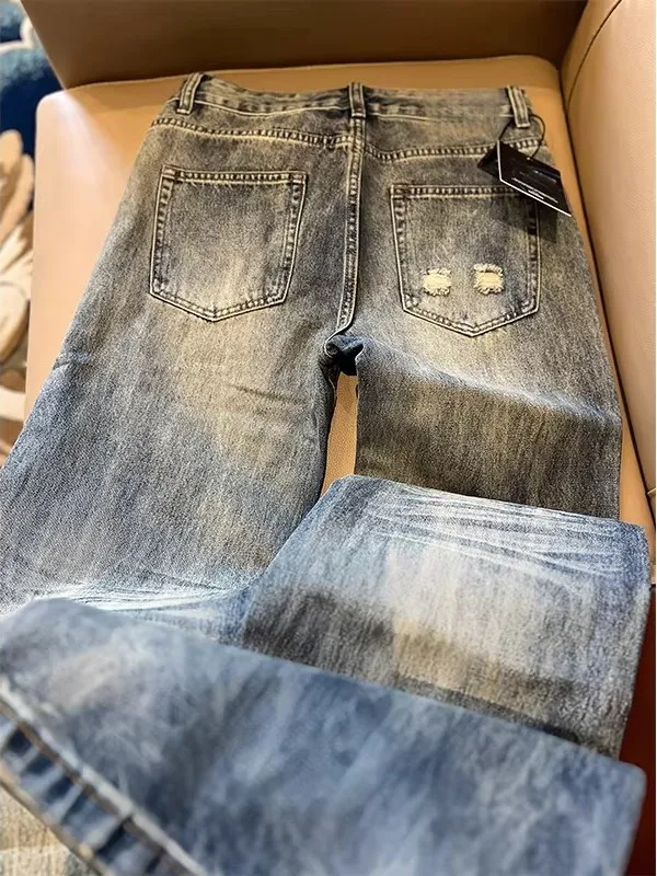 Retro Washed High Street Men's Slim Fit Straight Leg Jeans Bell Bottoms CleanFit American Trendy Brand Casual Youth Jeans
Retro Washed High Street Men's Slim Fit Straight Leg Jeans Bell Bottoms CleanFit American Trendy Brand Casual Youth Jeans